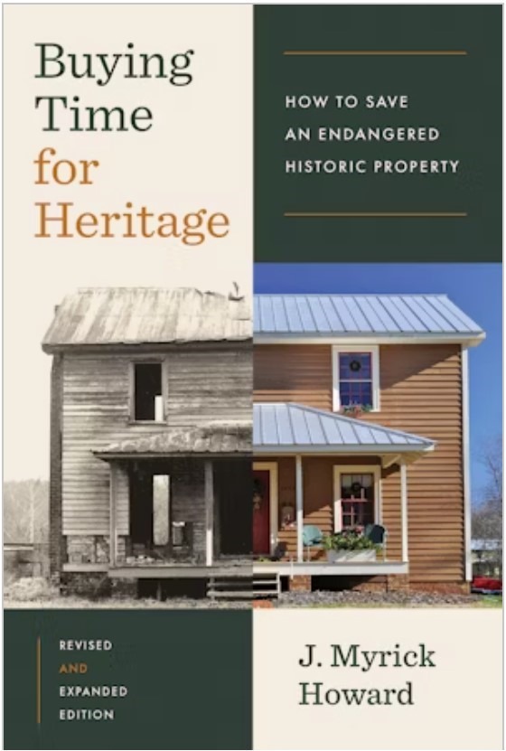 Cover book titled Buying Time For Heritage by J. Myrick Howard.